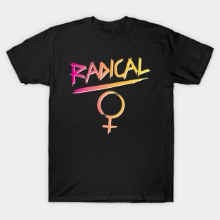 Radical Feminist 80s Female Symbol Shirt T-Shirt